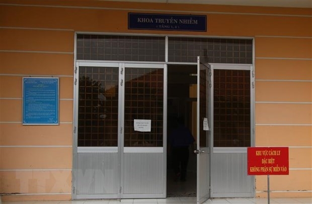 A covid-19 quarantine site at the sa dec general hospital in dong thap (source: vna)